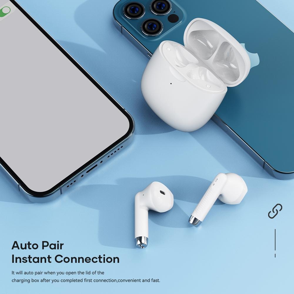 Wireless Bluetooth 5.0 Earphones - White