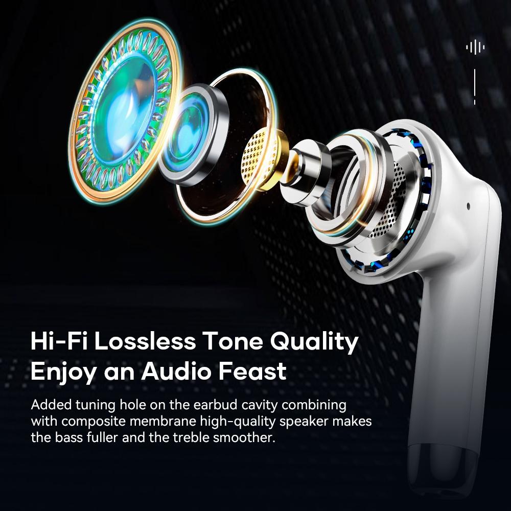 Wireless Bluetooth 5.0 Earphones - White