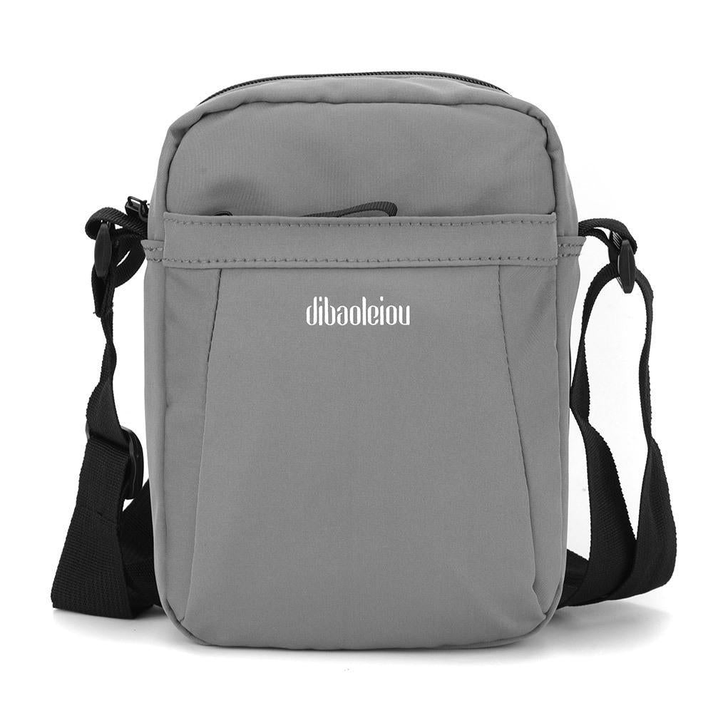 Versatile Canvas Shoulder Backpack For Men - Black
