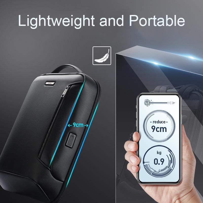 Waterproof Laptop Backpack with Usb Port - Large Capacity Lightweight Black