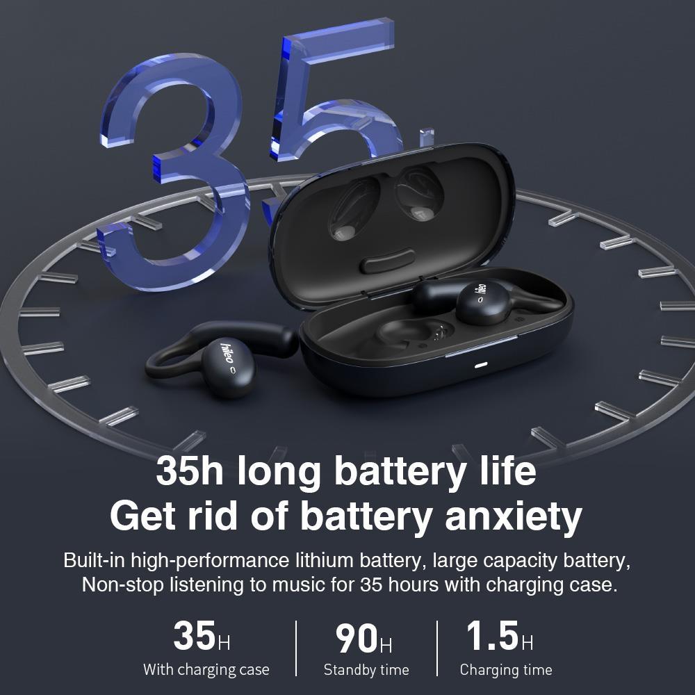 Waterproof Wireless Earphones with Touch Control - Ipx5 - Black