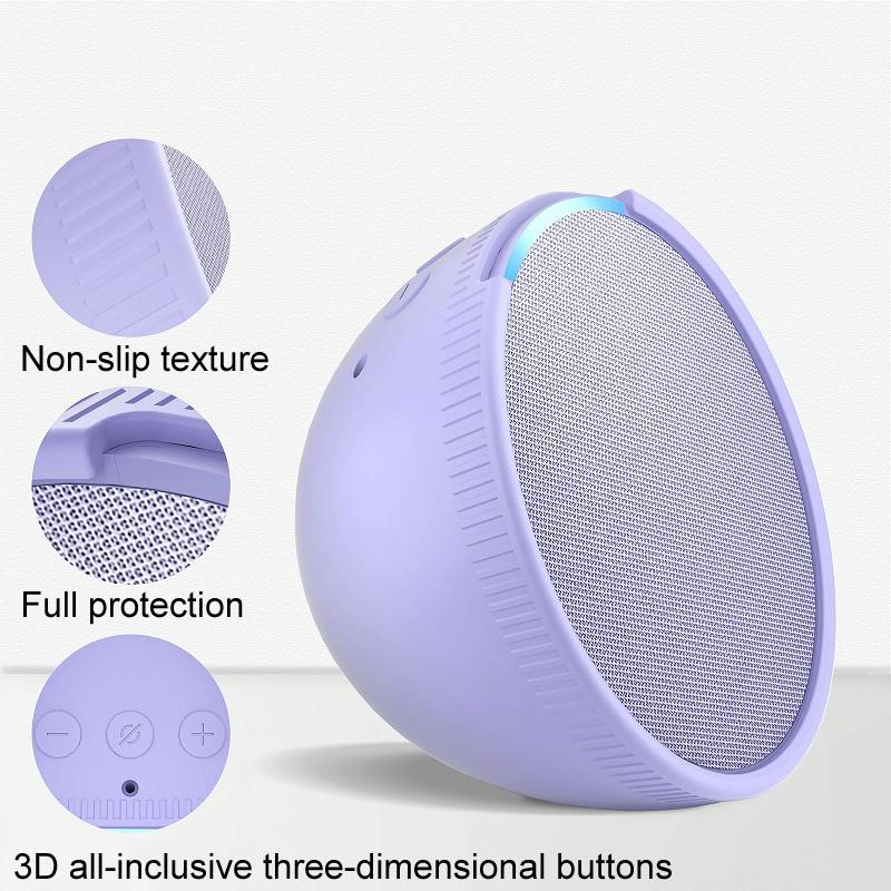 Protective Cover for Amazon Echo Pop Smart Speaker - Drop-proof and All-inclusive - Pine