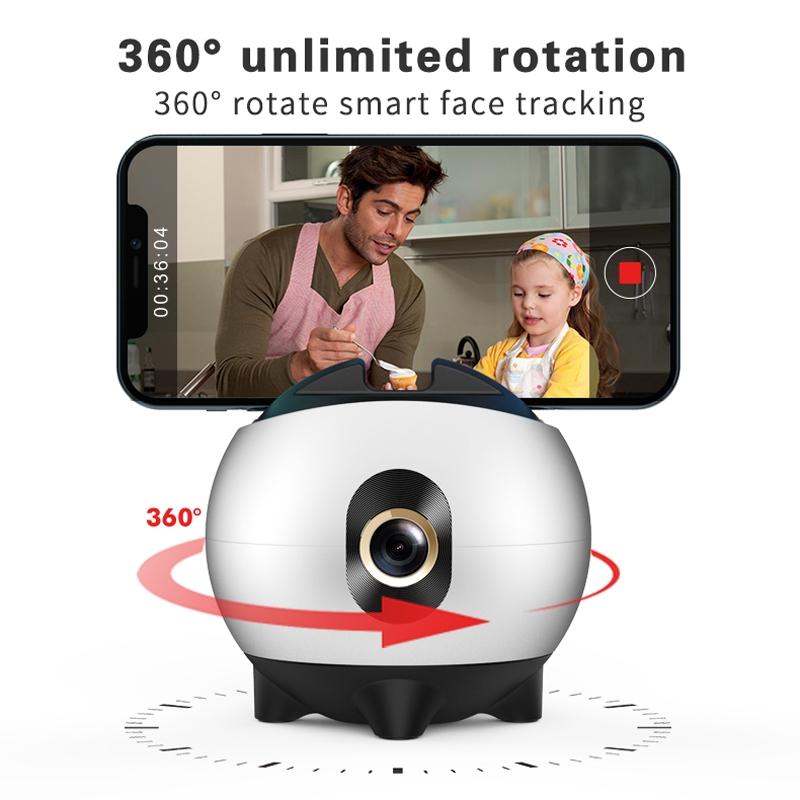 Smart Follow Shot Gimbal for Live Streaming - Rechargeable - White