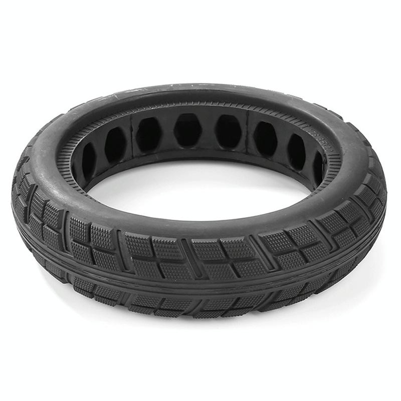 8.5 x 2.0 Inch Honeycomb Solid Tire for Xiaomi M365 Scooter - Inflatable Rubber Explosion-proof Black