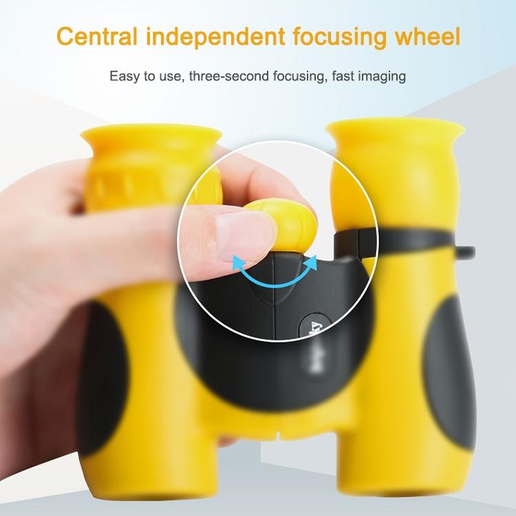 High Magnification Children's Outdoor Telescope - Hd Quality - Yellow
