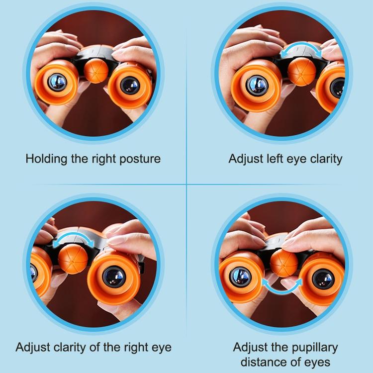 High Magnification Children's Outdoor Telescope - Hd Quality - Yellow