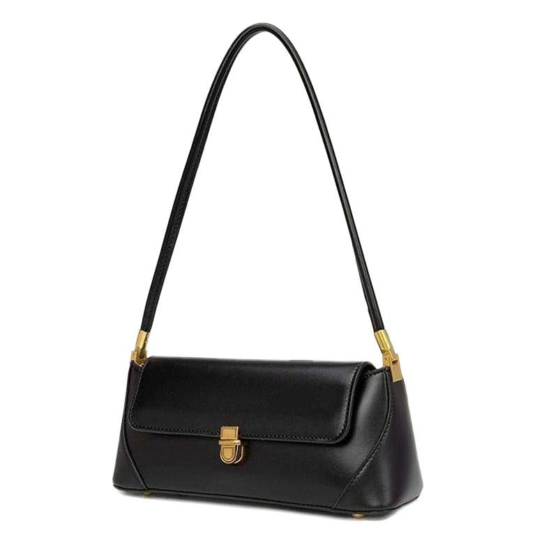 Vintage Women Shoulder Bag - Olive Black