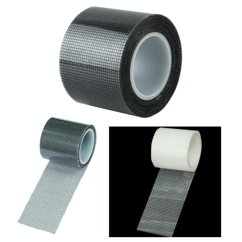 Anti-mosquito Door Curtain Net for Window Repair - Gray