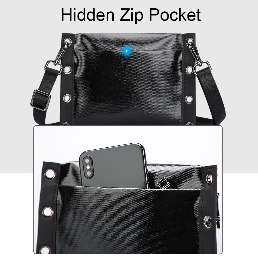 Adjustable Waterproof Shoulder Bag Black
