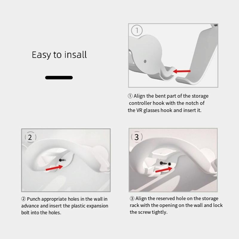 Vr Storage Bracket for Wall Mounting - Oculus Quest Pico Ps5