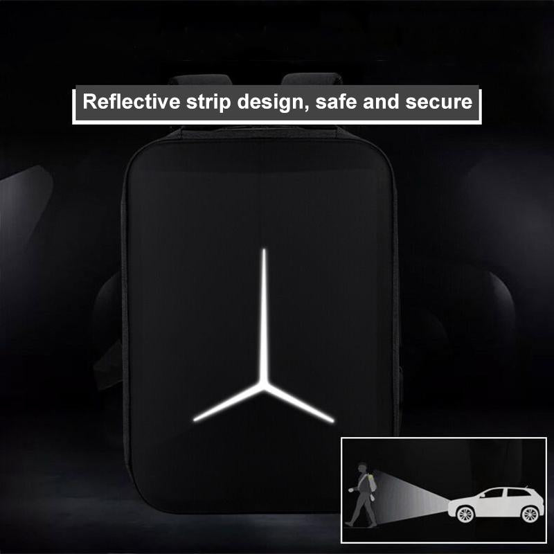 Waterproof Business Laptop Backpack with Usb Port - Multifunctional - Black - 17 Inch