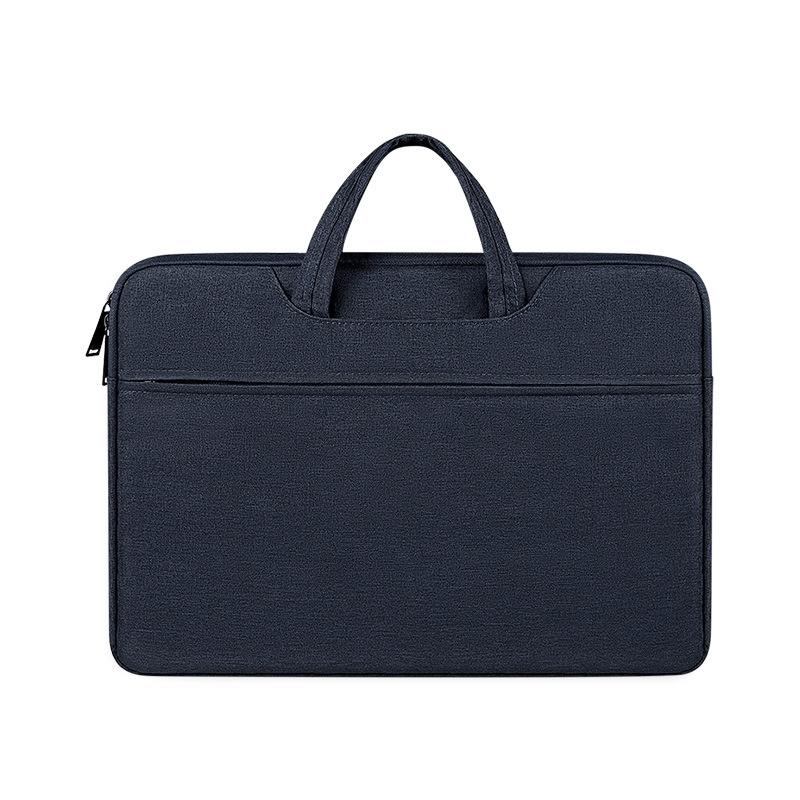 Waterproof Laptop Handbag - Large Capacity Shock-absorbing - Fits 14.1-15.4 Inches - Grey
