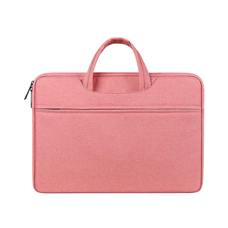 Waterproof Laptop Handbag - Large Capacity Shock-absorbing - Fits 14.1-15.4 Inches - Grey