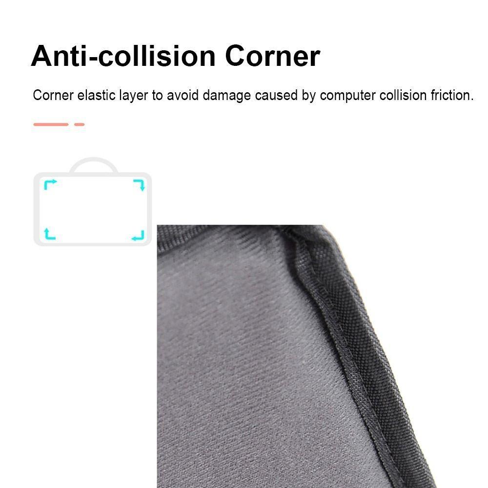 Travel Laptop Sleeve Bag - Portable Carry Case - Grey - 13-14 Inch