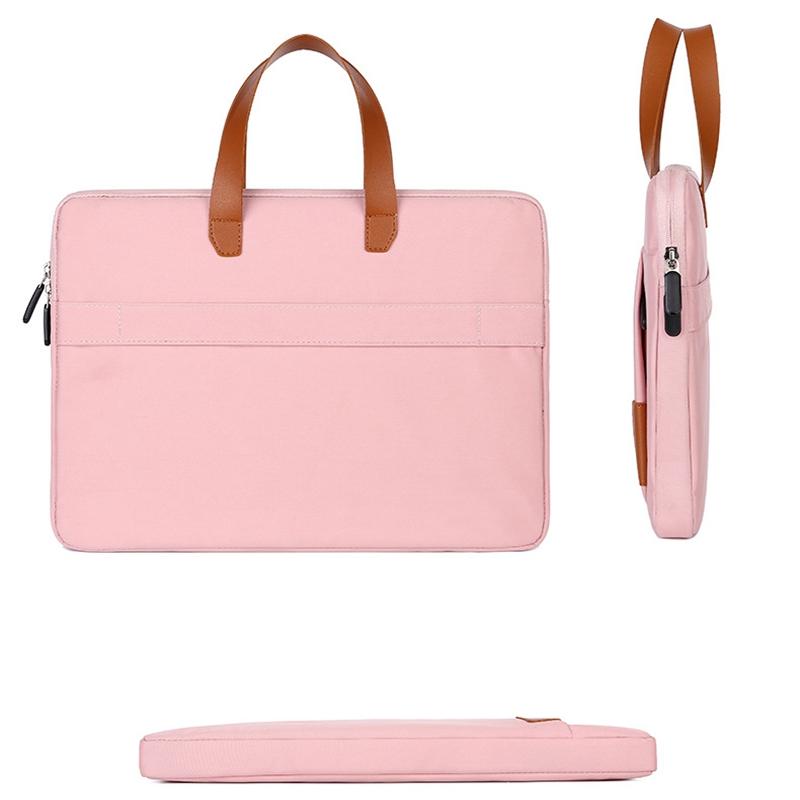 Lightweight Portable Laptop Liner Bag - Fits 14 / 14.6 Inch - Pink