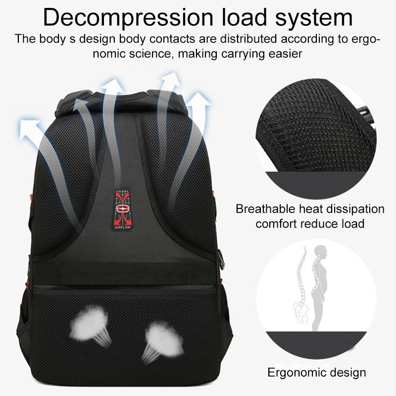 Waterproof Usb Backpack For Business Use - 22 Inch