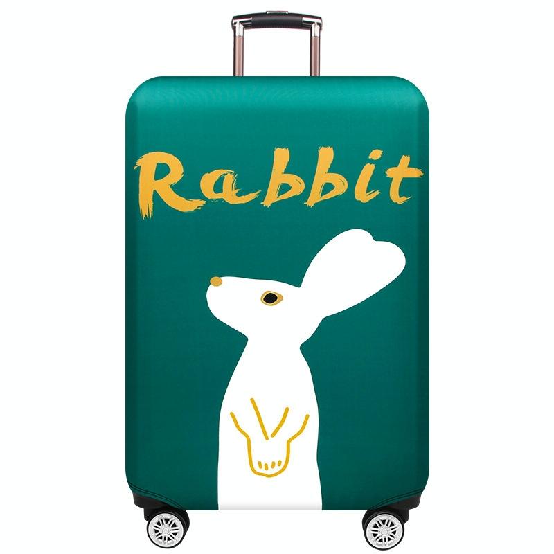 Protective Cover for Trolley Luggage - Durable and Dustproof - Large Size - Rabbit - L
