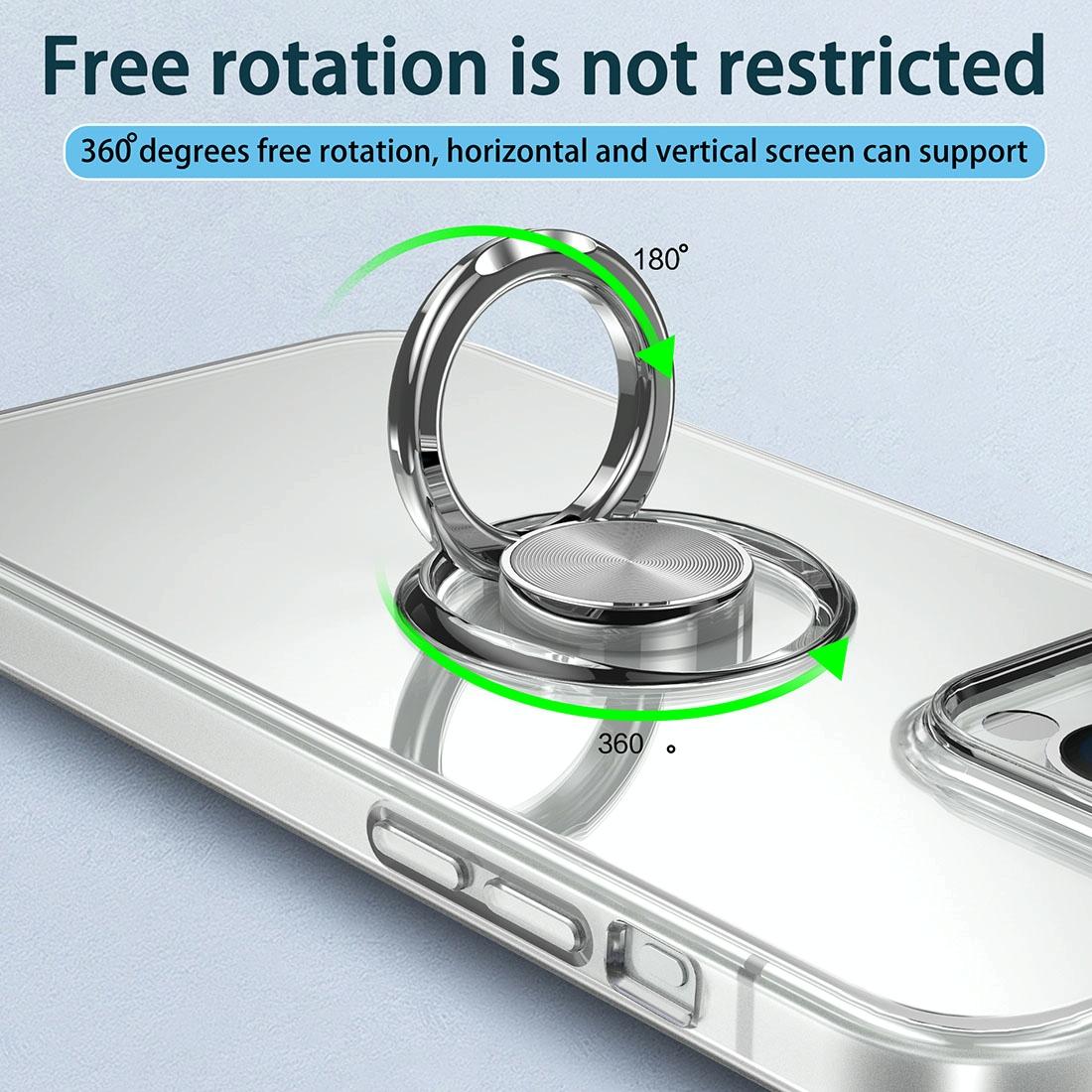 Tpu Phone Case with Ring Holder for Iphone 15 - Slim & Secure