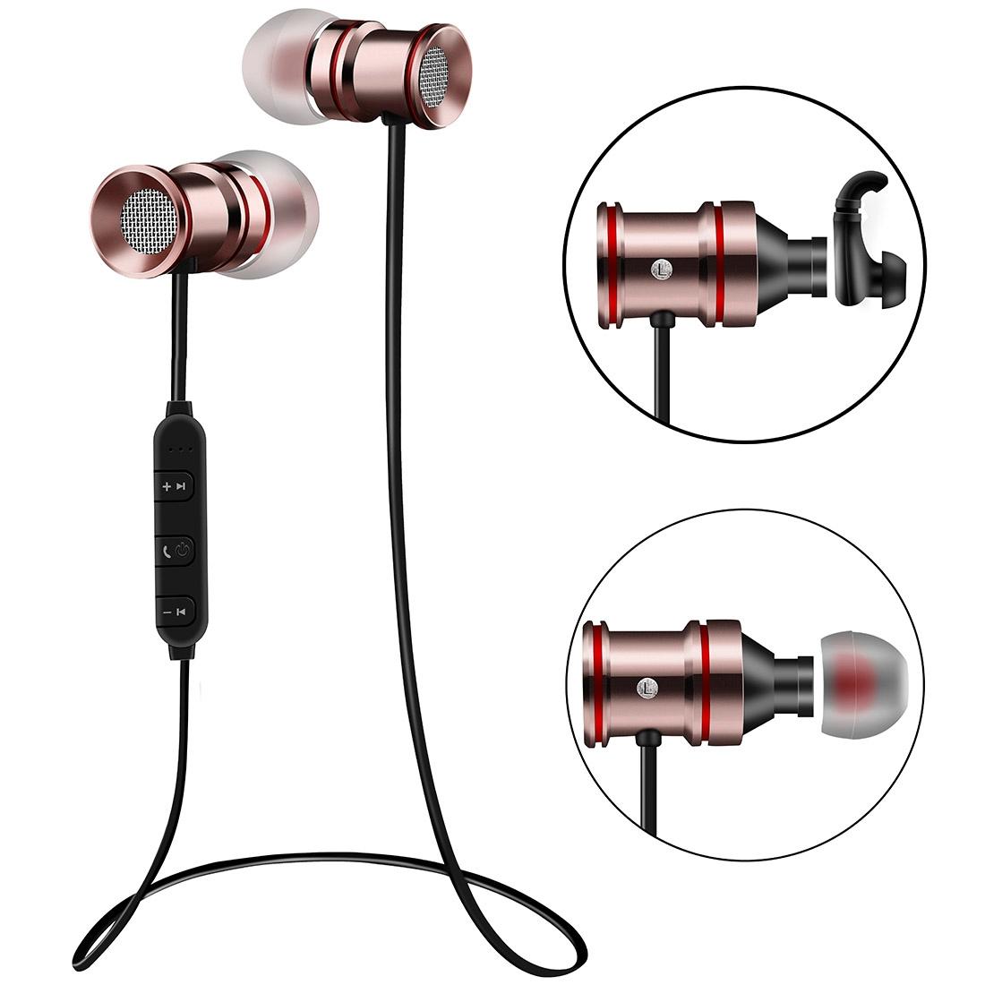 Waterproof Magnetic Sport Earbuds with Mic - Wireless Bluetooth V4.1 - Ip7G9654A