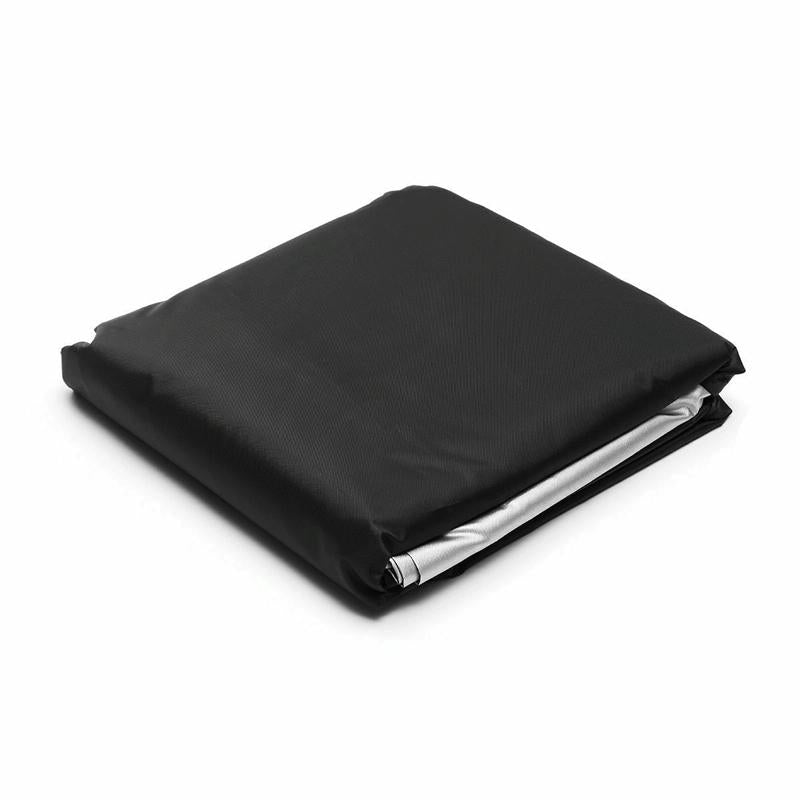 240x240x25cm Waterproof Dustproof Cover for Bathtub Pool Table & Chair - Protects from Falling Leaves - Black