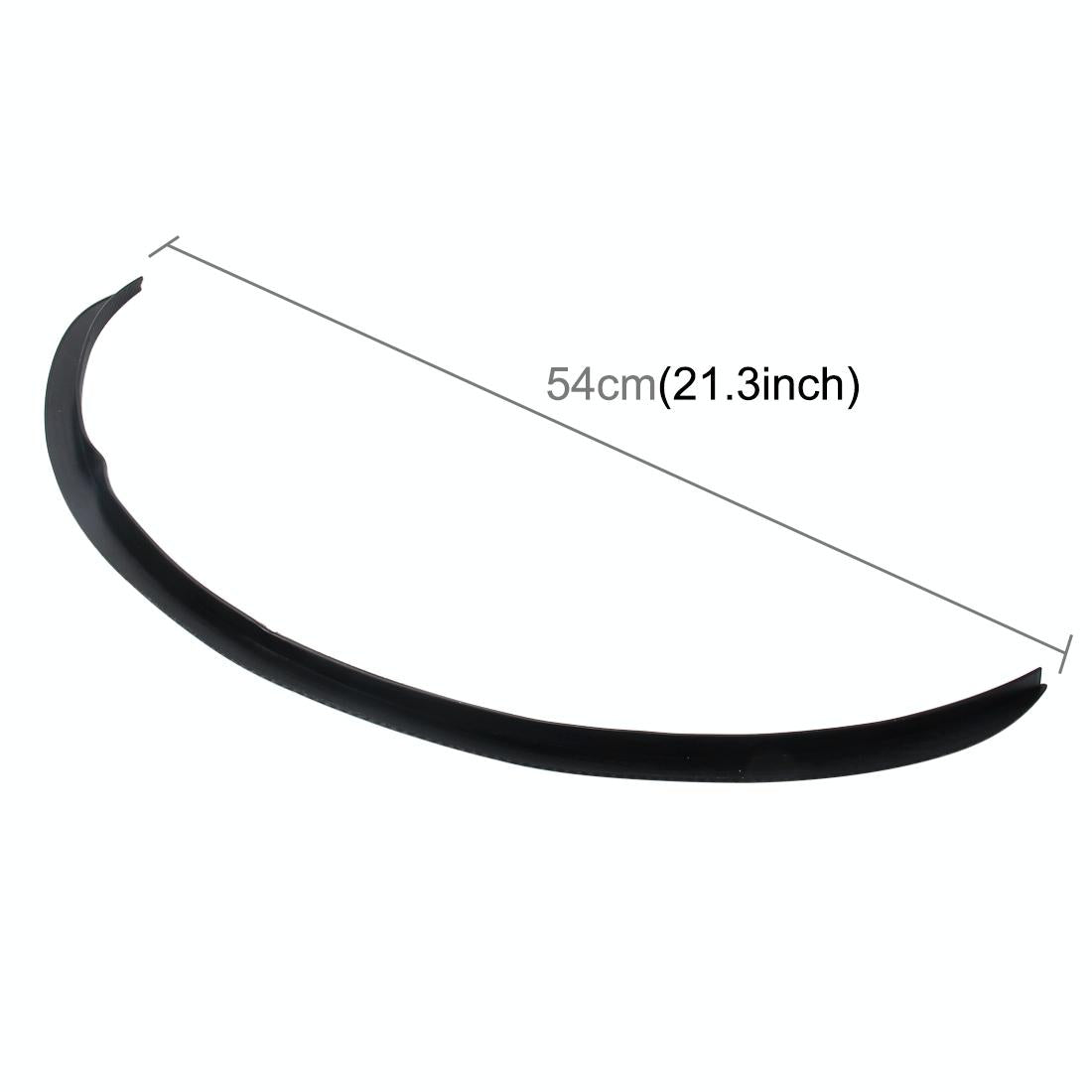 2 Pcs 45Cm Car Stickers Rubber Large Round Arc Strips Universal Fender Flares Wheel Eyebrow Decal Sticker Eyebrow Car-Covers Black Striped Round Arc Strips - 75 X 2Cm