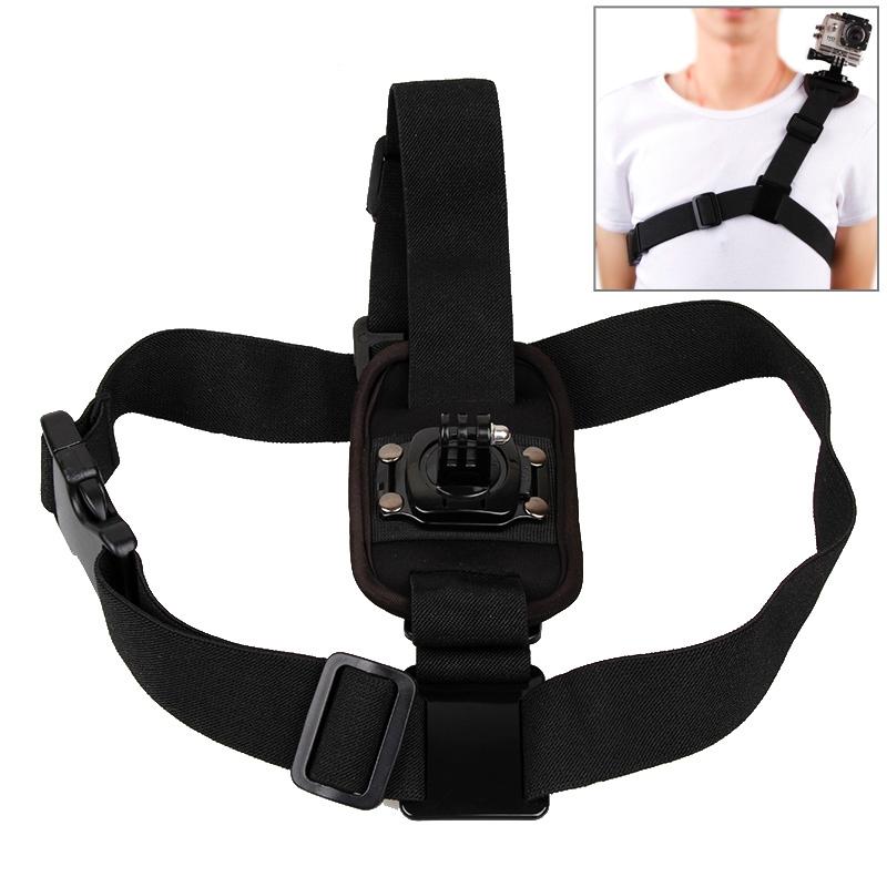 360 Degree Rotating Single Shoulder Chest Belt for Gopro Hero12 Sports Camera