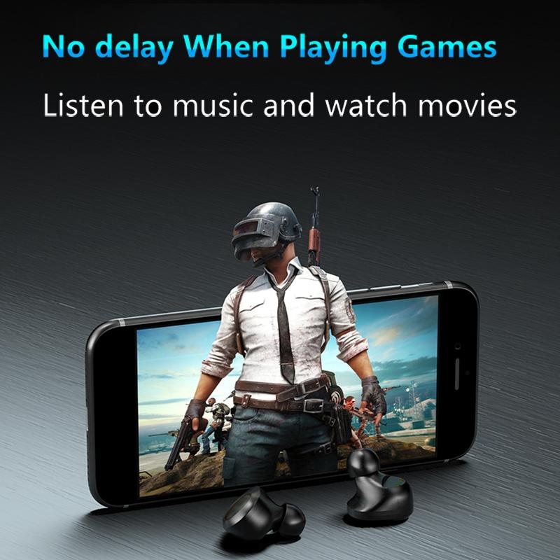 Touch Bluetooth Earphones with Dual Noise Cancellation and Charging Box