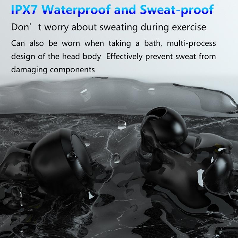 Touch Bluetooth Earphones with Dual Noise Cancellation and Charging Box