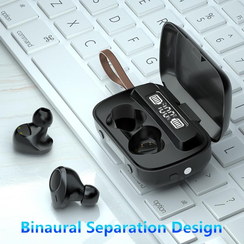 Touch Bluetooth Earphones with Dual Noise Cancellation and Charging Box