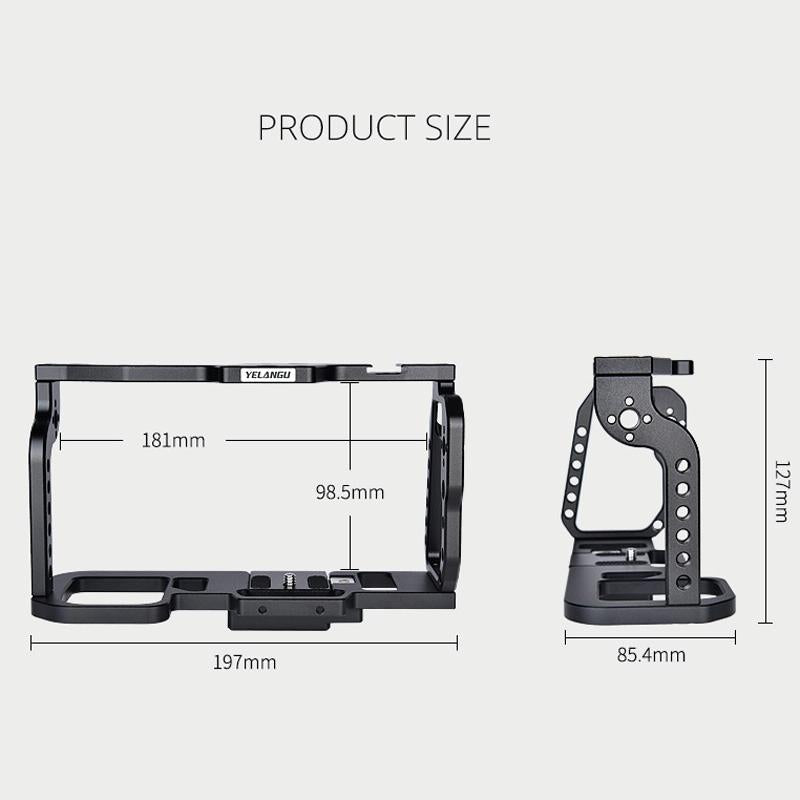 Video Camera Cage Stabilizer For Dji Bmpcc 4K - Black C9