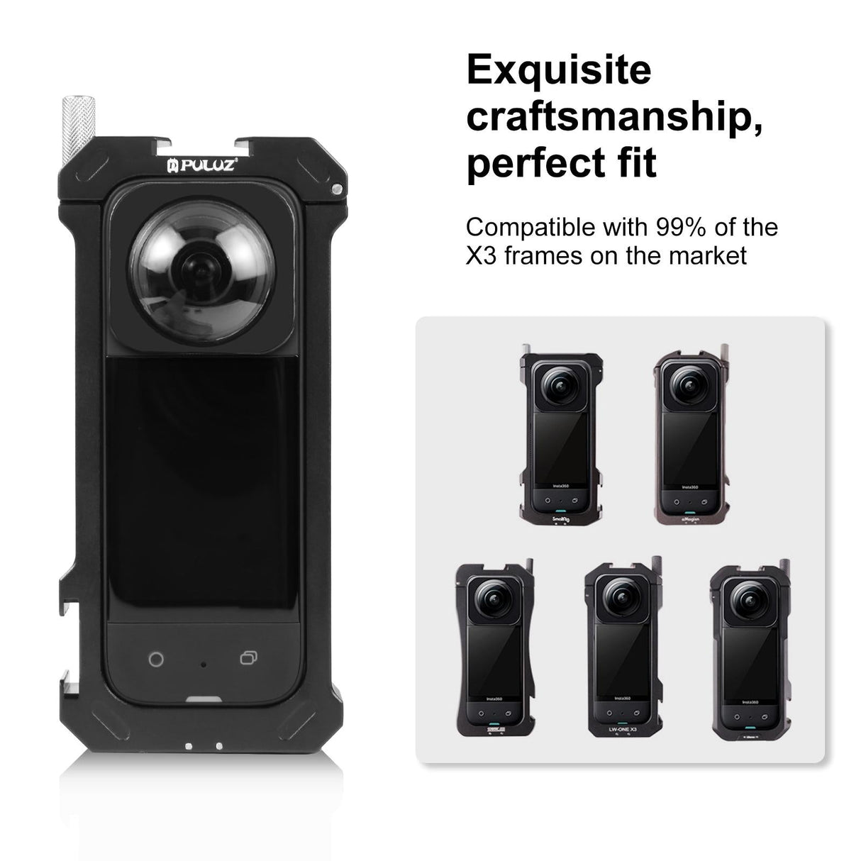 Optical Glass Lens Guard for Insta360 X3 - Protective Cover