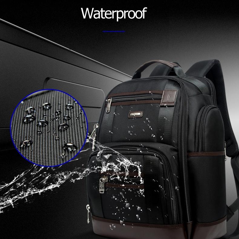 Large Capacity Multi-layer Laptop Backpack with Breathable Design - 15.6 Inch Black - 35x20x43cm