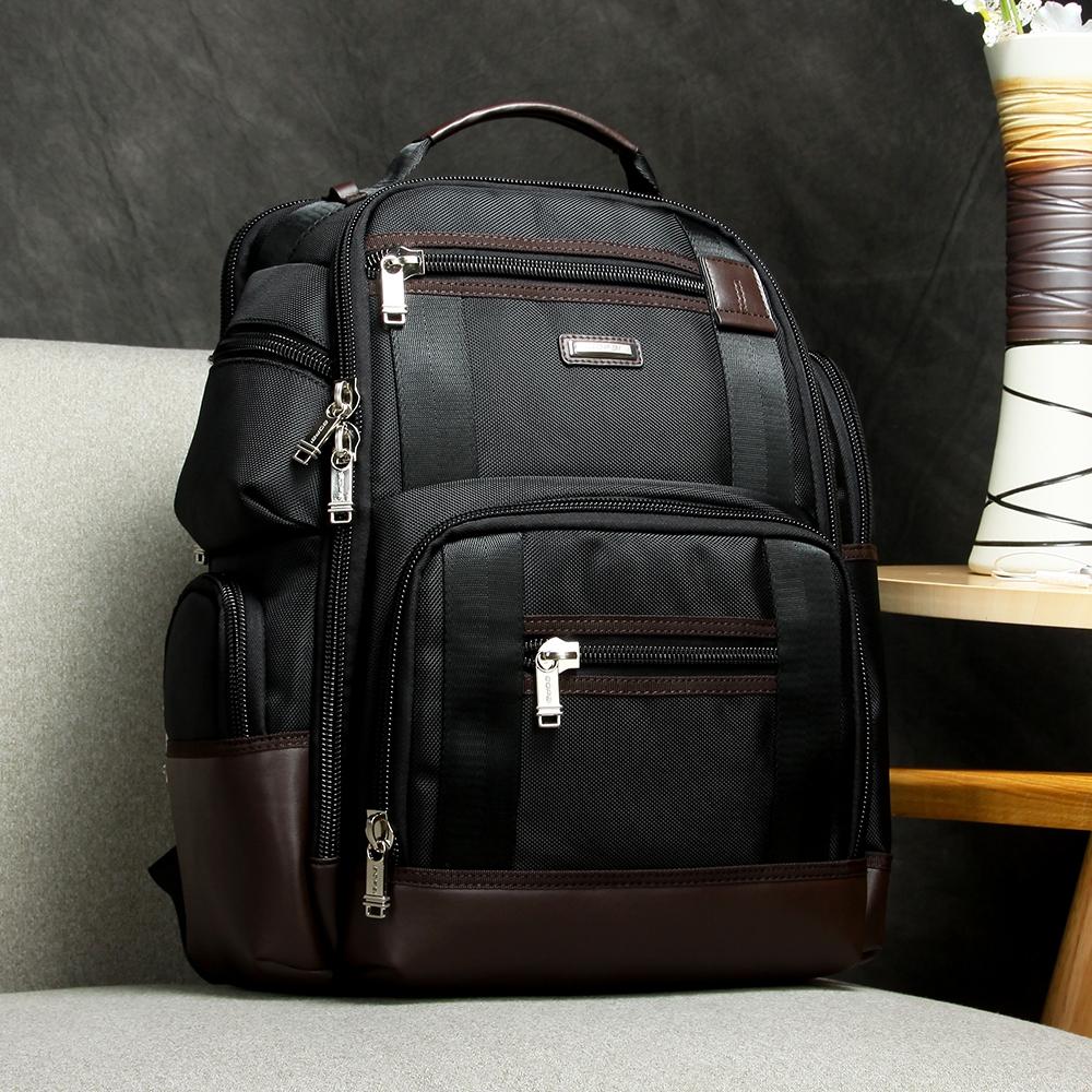 Large Capacity Multi-layer Laptop Backpack with Breathable Design - 15.6 Inch Black - 35x20x43cm