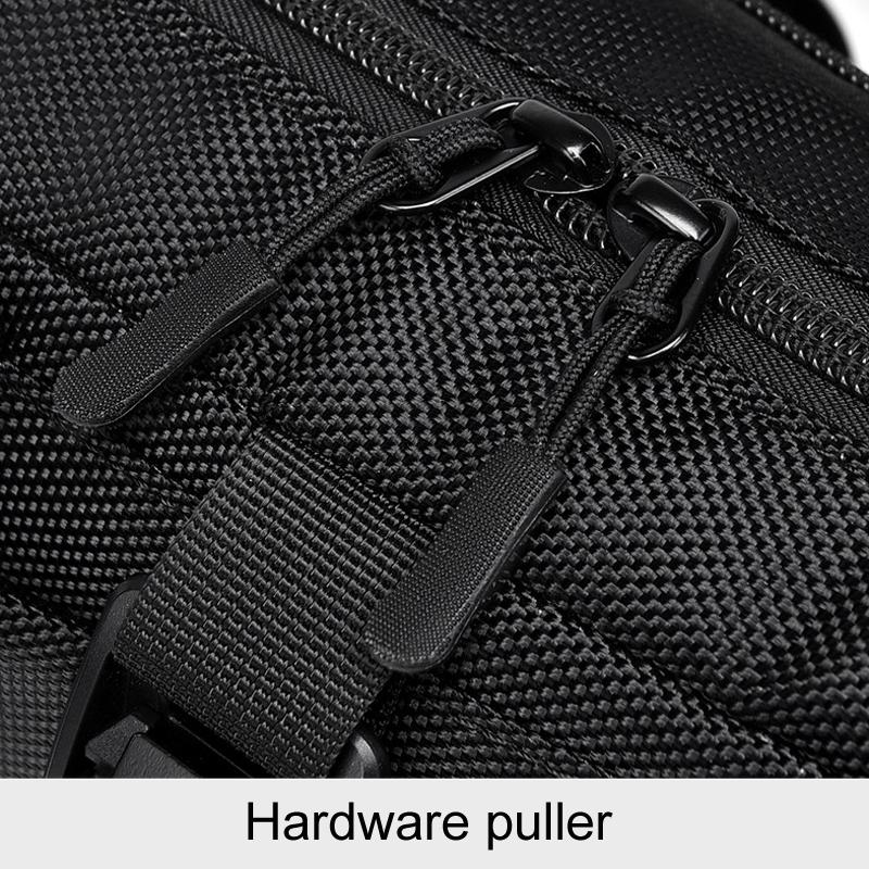 Waterproof Men Crossbody Waist Pack Gray