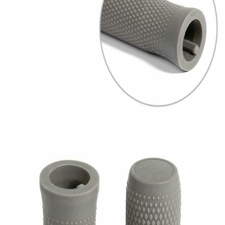 Non-slip Silicone Car Handles for Xiaomi Electric Scooter - Pair - Light Grey