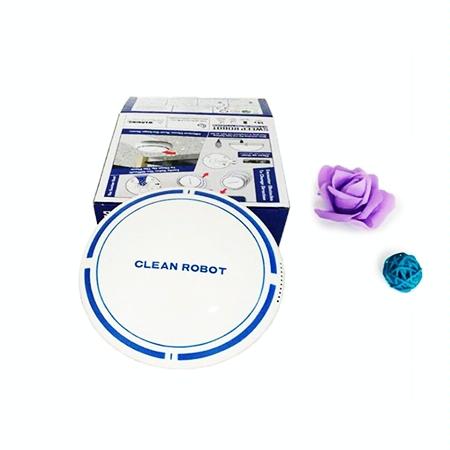 Intelligent 2-in-1 Rechargeable Floor Sweeping Robot Vacuum - White