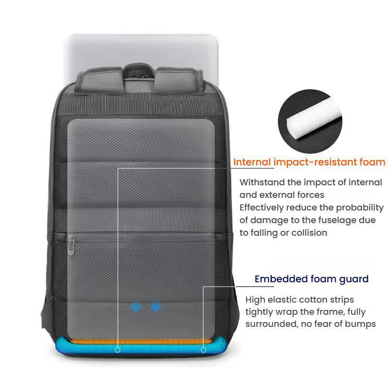 Large Capacity Business Shoulder Bag For Men - Blue