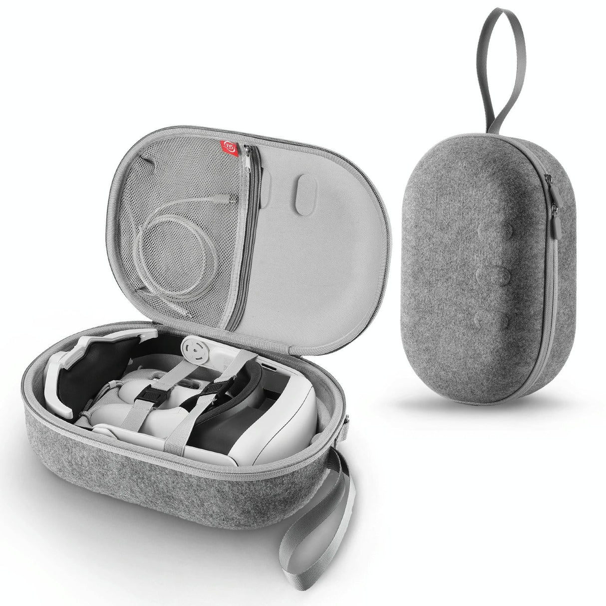 Protective Vr Storage Bag for Apple Vision Pro / Meta Quest 3 Glasses - Grey