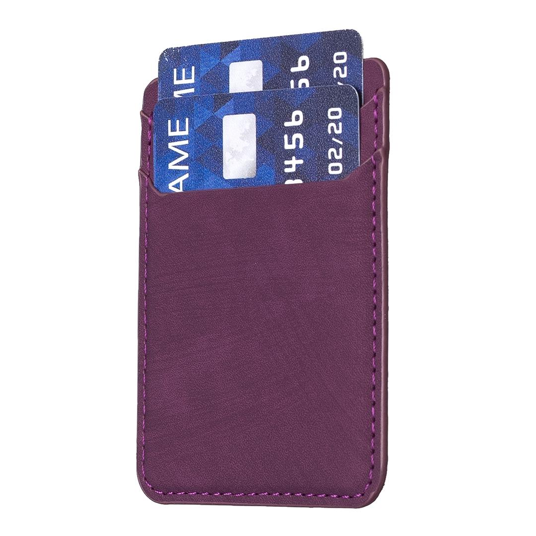 Frosted Card Bag Sticker For Mobile Phones - Pink