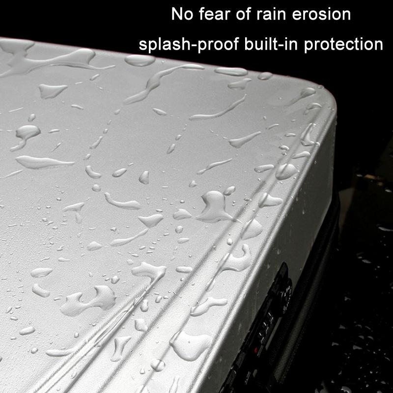 15.6-17.3 Inch Hard Shell Gaming Backpack for Men - Silver