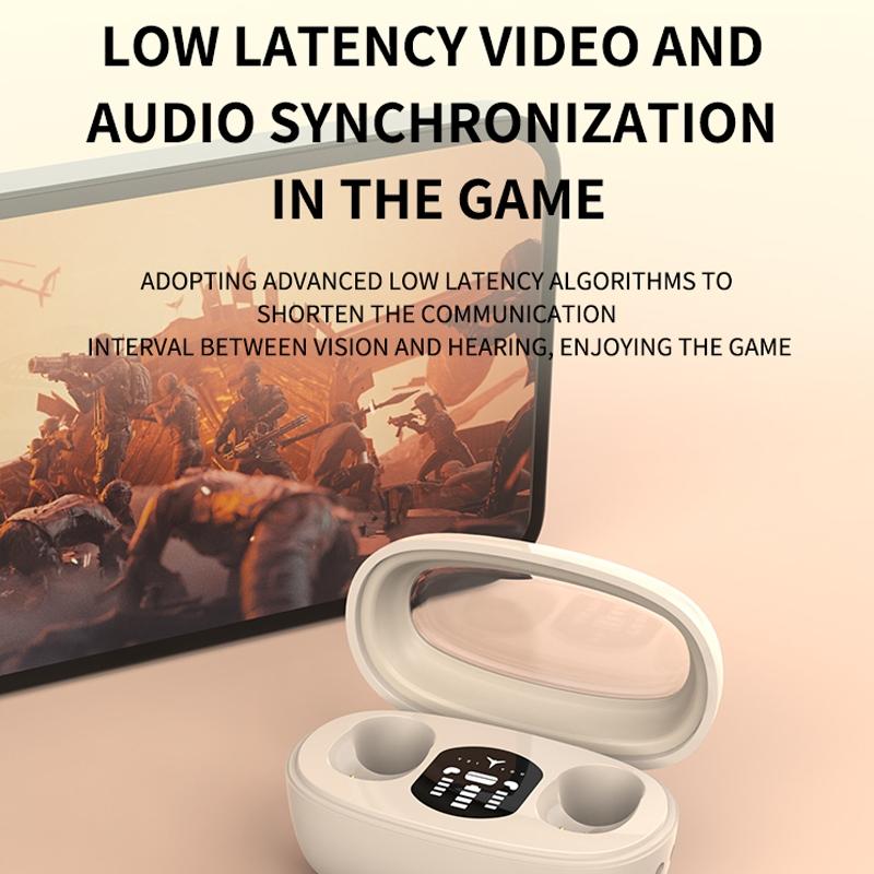 Wireless Mini Tws Earbuds with Noise Reduction and Long Battery Life - White