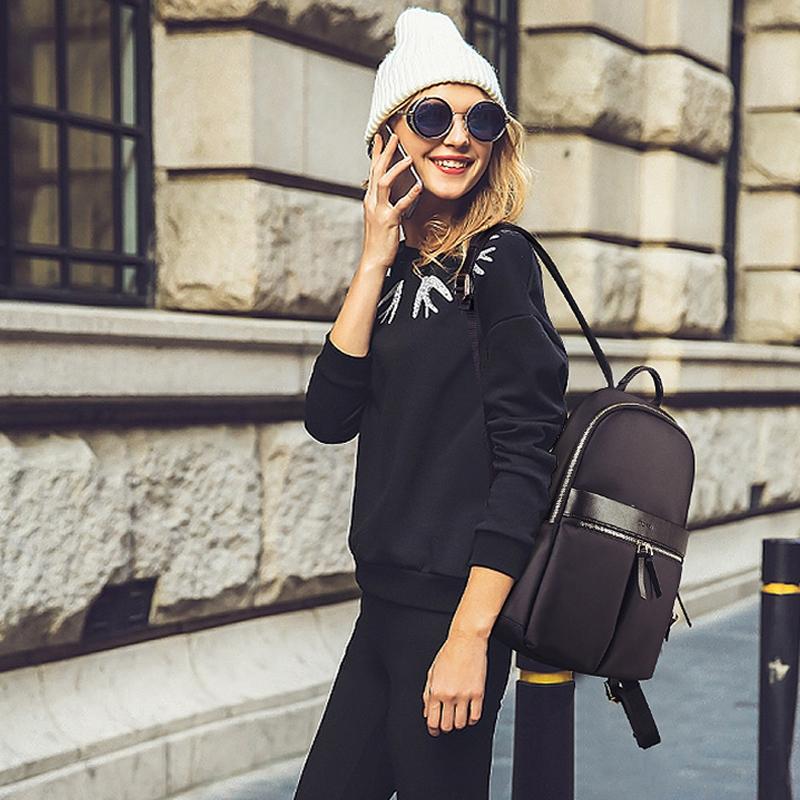 Waterproof 14-inch Laptop Backpack - Lightweight and Casual - Pink