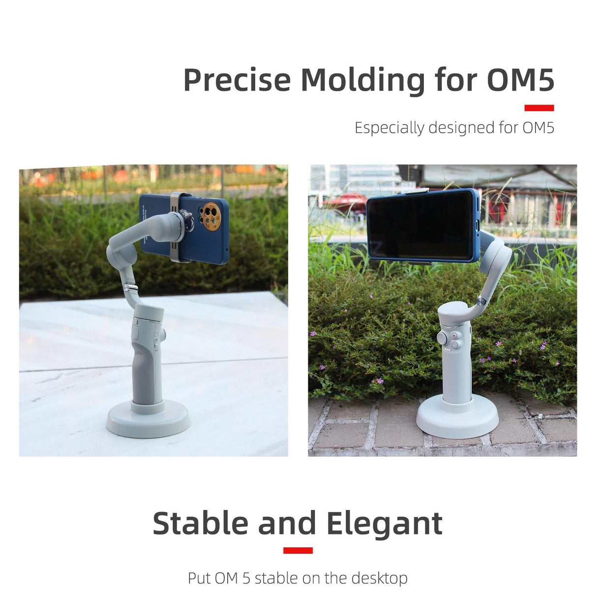 Desktop Stand for Dji Om 5 Mobile Gimbal - Grey