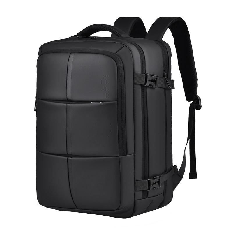 Large Capacity Expandable Business Backpack - Gray