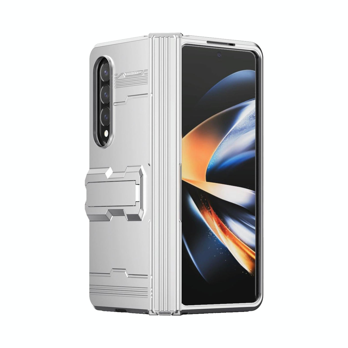 For Samsung Galaxy Z Fold4 5G Anti-Fall King Kong Phone Case - Green