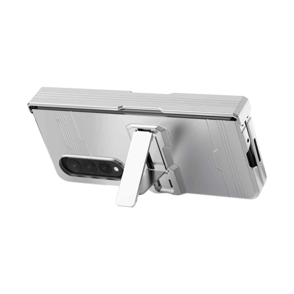 For Samsung Galaxy Z Fold4 5G Anti-Fall King Kong Phone Case - Green