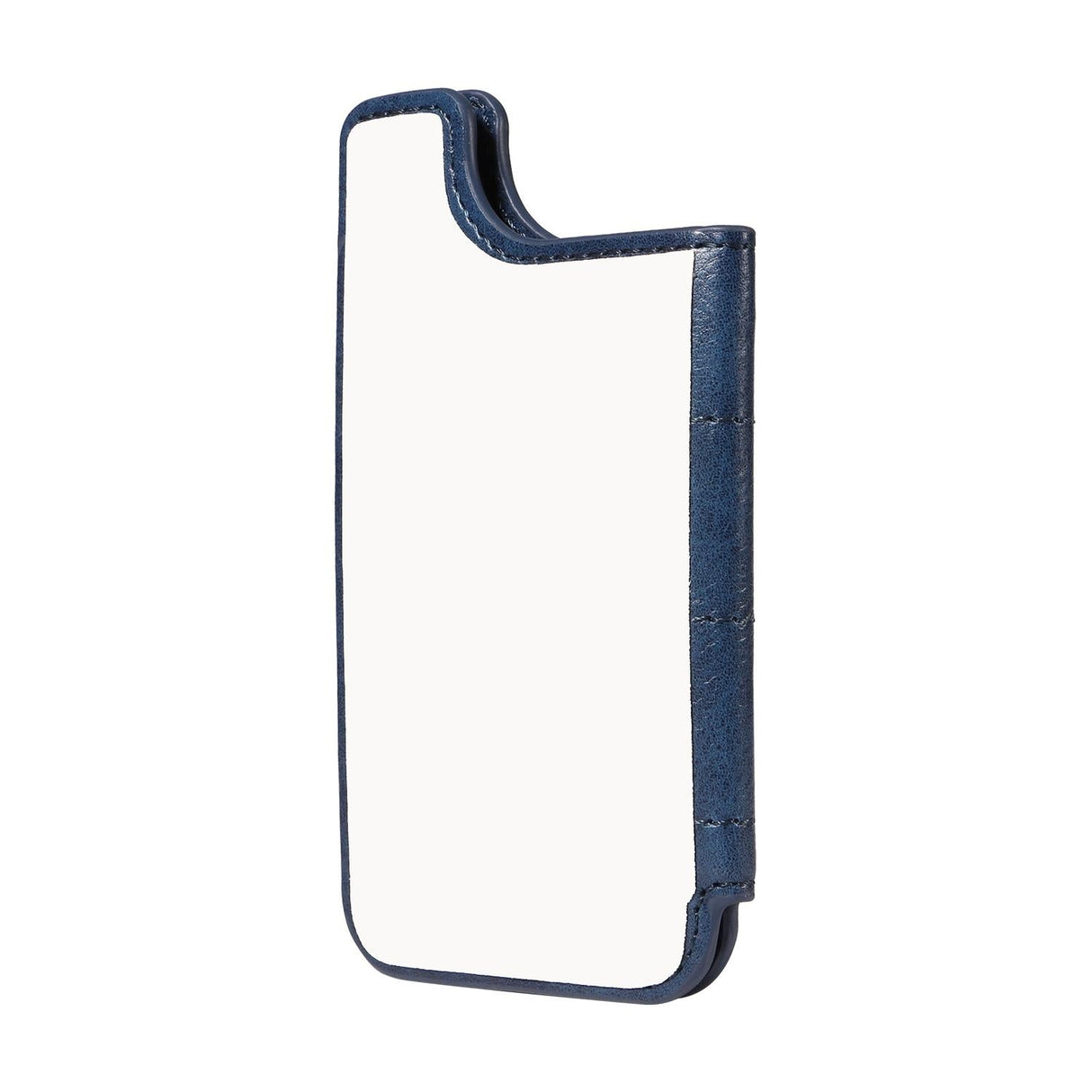 Vintage Cow Print Sewing Card Phone Sticker - Blue