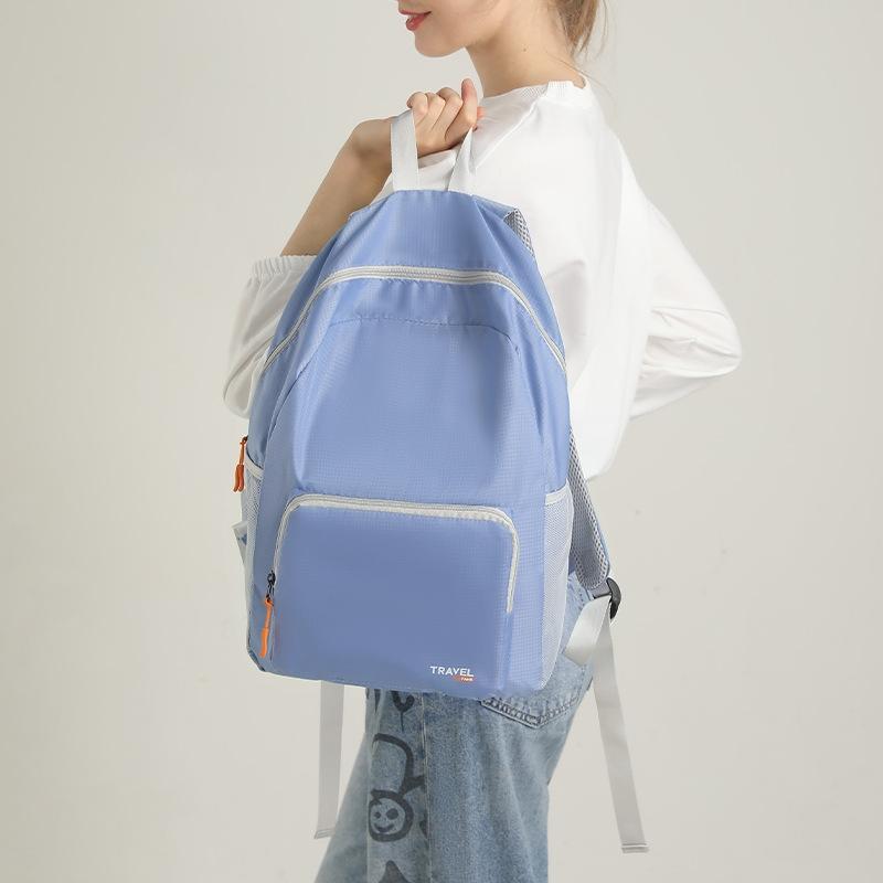 Foldable Sports Backpack For Mountaineering - Black