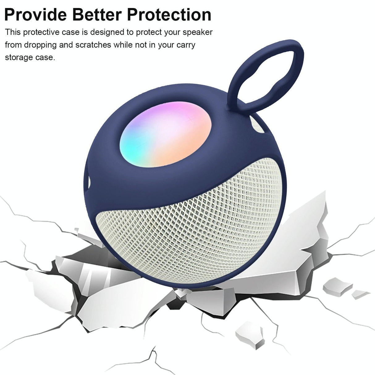 Soft Silicone Protective Cover for Apple Homepod Mini Speaker - Red