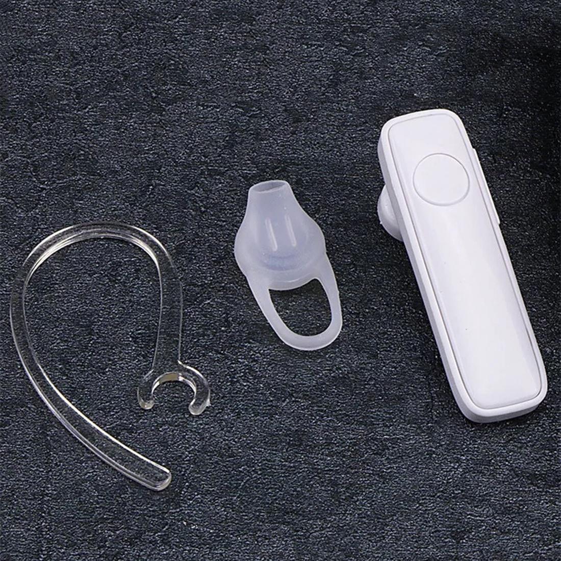 Wireless Bluetooth Earphone - M165 Car Ear Hanging Type - White